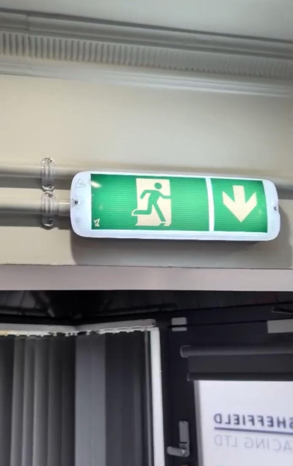Emergency lighting fitting for commercial testing and installation