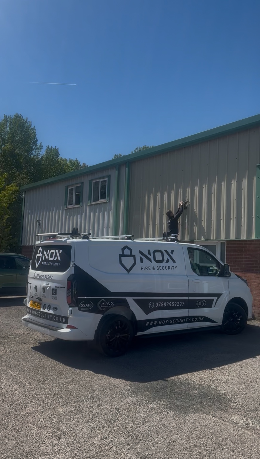 NOX commercial CCTV installation at an industrial unit